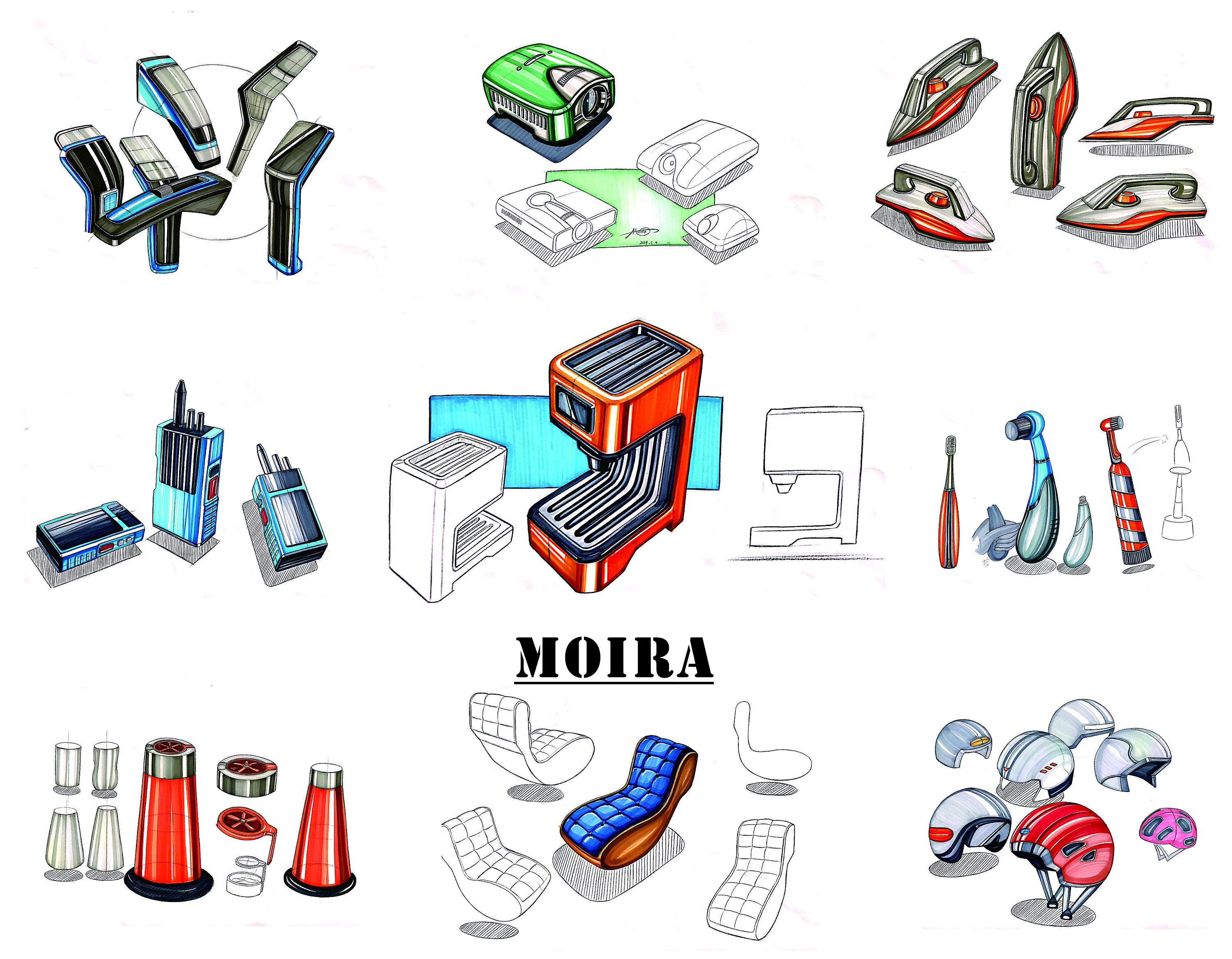 产品设计手绘|工业/产品|电子产品|moira茸 - 临摹作品 